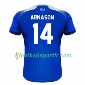 Tenue Islande Arnason 14 Domicile Coupe du monde 2018 Maillot de Foot